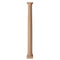 a tapered wood column shaft that is designed for large fireplace mantels