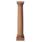 a small architectural solid wood roman doric smooth fireplace column design from Brockwell Incorporated