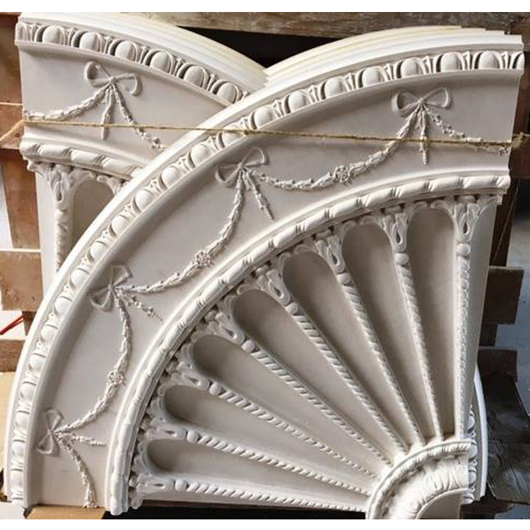 73" (Diam.) x 1-1/4" (Relief) - Colonial Style Ceiling Medallion (Closed) - [Plaster Material] - Brockwell Incorporated 