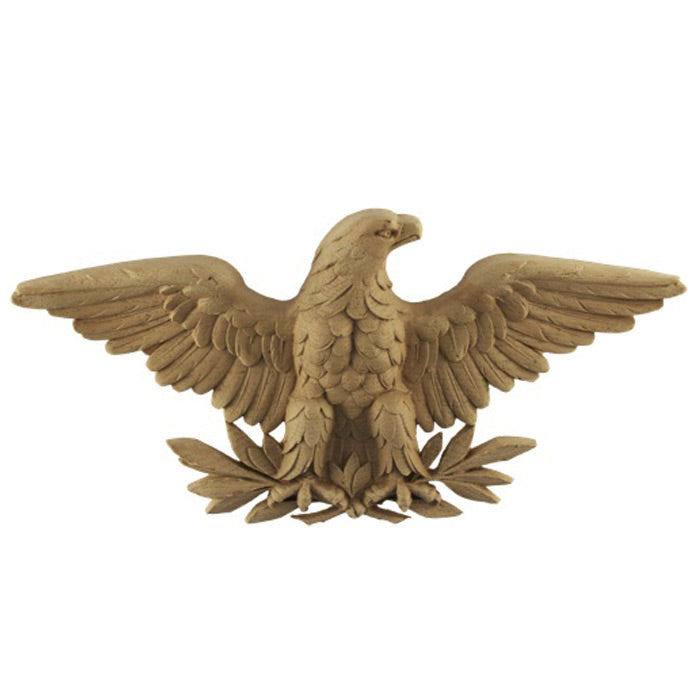 eagle resin applique for wood mantels