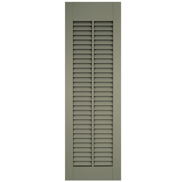 Vertical Mullion Open Louver Shutters - [Architectural Collection] - Brockwell Incorporated 