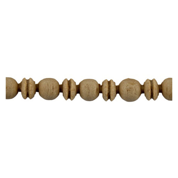 5/16"(H) x 7/32"(Relief) - Linear Stainable Molding - Greek Bead & Barrel Design - [Compo Material] - ColumnsDirect.com