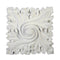 6" (W) x 6" (H) x 1-1/4" (Relief) - Gothic Style Square Medallion - [Plaster Material] - Brockwell Incorporated 
