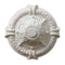 15" (Diam.) x 4" (Relief) - Elizabethan Circle Medallion - [Plaster Material] - Brockwell Incorporated 