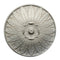 12" (Diam.) x 3/4" (Relief) - Adam's Style Leaf & Floral Medallion - [Plaster Material] - Brockwell Incorporated 