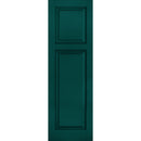 Custom Rail Location Paneled Shutters - [Classic Collection] - Brockwell Incorporated 