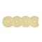 Stain-Grade 3"(H) x 1/4"(Relief) - Modern Coin Linear Molding Design - [Compo Material]