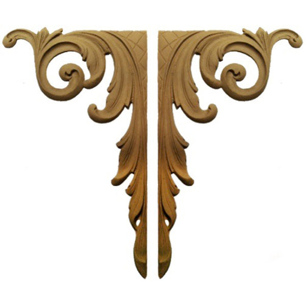 Decorative Compo Scroll Leaf Designs - LFS-F0186-CP-2 - ColumnsDirect.com