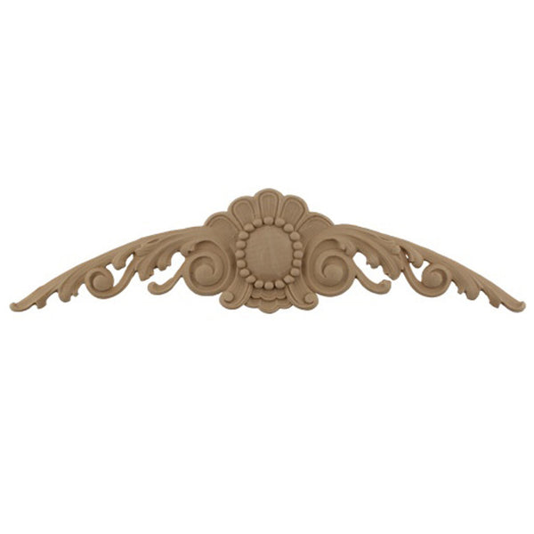 15-3/4"(W) x 4"(H) - Cartouche Applique - [Compo Material] - Brockwell Incorporated