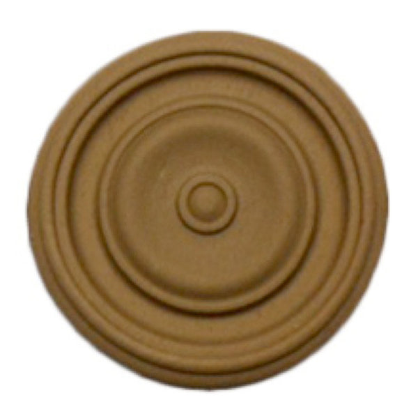 Circle Resin Rosettes for Fluted Casing - Item # RST-F4147-CP-2 - ColumnsDirect.com
