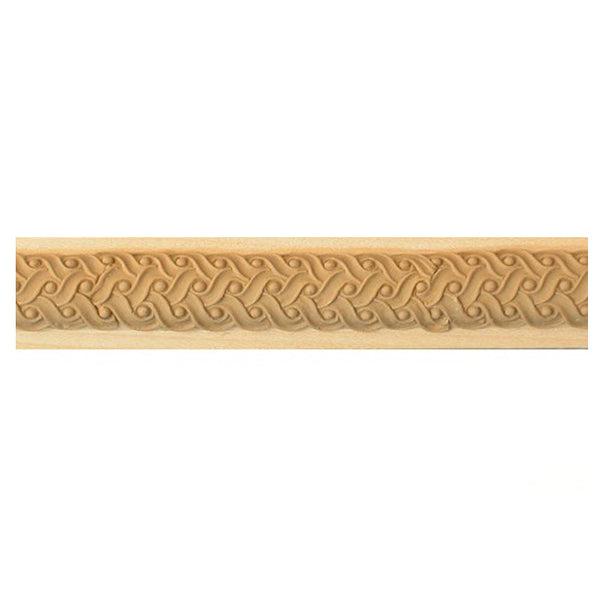 Buy 1-1/4"(H) x 5/8"(Proj.) - Stain-Grade Rope Onlay Panel Molding Design (Poplar) - [Wood Material] - Brockwell Incorporated