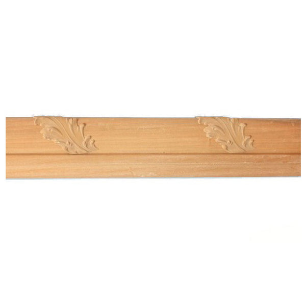 Buy 2-1/4"(H) x 7/8"(Proj.) - Acanthus Leaf Onlay Panel Molding Design (Poplar) - [Wood Material] - Brockwell Incorporated