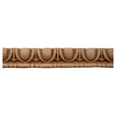 Historic 7/16"(H) x 1/4"(Relief) - Linear Moulding - Greek Egg & Dart Design - [Compo Material] = ColumnsDirect.com