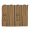 ColumnsDirect.com - 6"(H) x 1/4"(Relief) - Interior Linear Moulding - Louis XVI Fluted Design - [Compo Material]