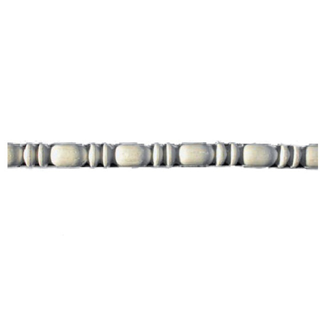9/16"(H) x 9/16"(Relief) - Bead & Barrel Panel Molding Design - [Plaster Material] - Brockwell Incorporated 