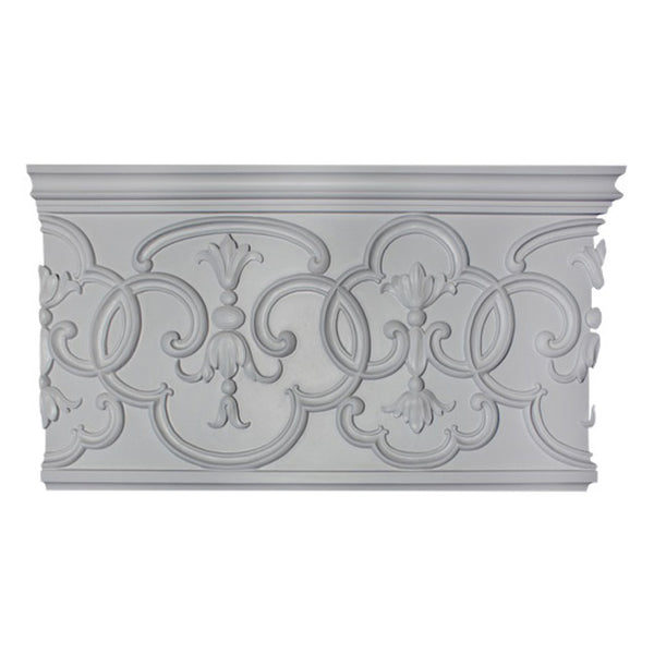 16-1/2"(H) x 1-3/4"(Proj.) - Chinese Style Frieze Molding Design - [Plaster Material] - Brockwell Incorporated 