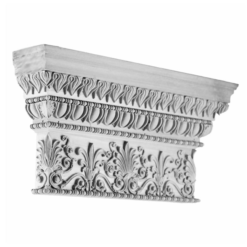 Specialty Capital (Greek Antae w/ Necking) - PILASTER CAP - [Plaster Material] - Brockwell Incorporated 
