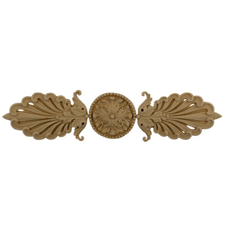 13"(W) x 3"(H) x 3/8"(Relief) - Empire Style Decorative Horizontal Design - [Compo Material]