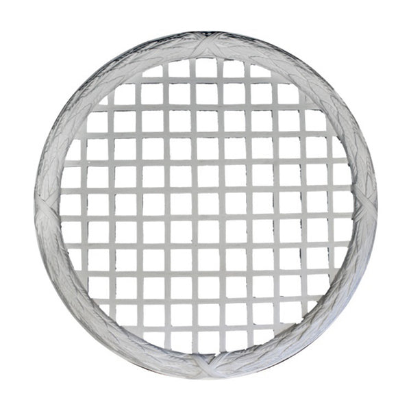 36-3/4" (Diam.) x 2" (Relief) - Classic Round Grille (Vented) - [Plaster Material] - Brockwell Incorporated 