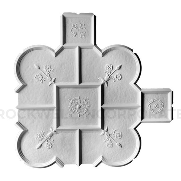 Buy Old English Style Plaster Ceiling Panels - ColumnsDirect.com