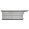 13"(H) x 6-1/2"(Proj.) - Repeat: 30" - English Style Crown Molding Design - [Plaster Material] - Brockwell Incorporated