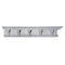 6"(H) x 2-3/4"(Proj.) - Repeat: 6" - Louis XV Style Crown Molding Design - [Plaster Material] - Brockwell Incorporated