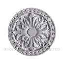 12" Diameter Plaster French Acanthus Ceiling Medallions from Brockwell Columns