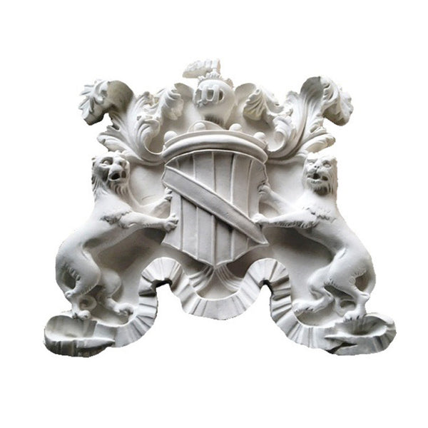 Purchase Decorative Plaster Shield Accents - Item # SHD-7142-PL-2 from Brockwell Incorporated