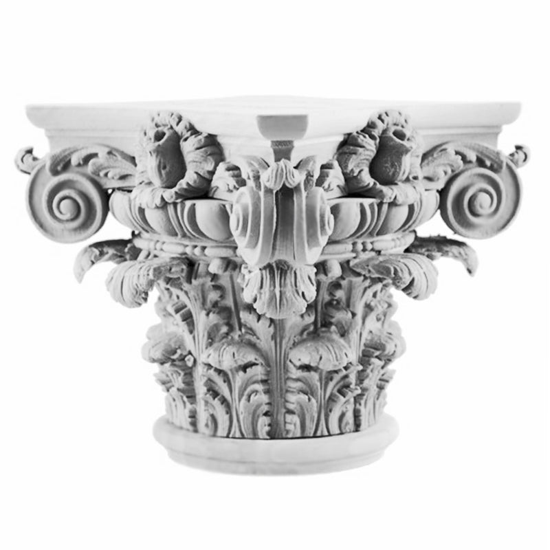 Plaster Round Column Capital - Composite Order - Italian Renaissance Bernardino
