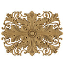 where to buy square resin rosettes online - RST-8005-CP-2 - ColumnsDirect.com