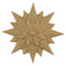 historical resin star applique for wood cabinetry