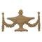 Urn Resin Appliques for Wood Fireplace Mantels - URN-F8714-CP-2 - Buy Online at ColumnsDirect.com