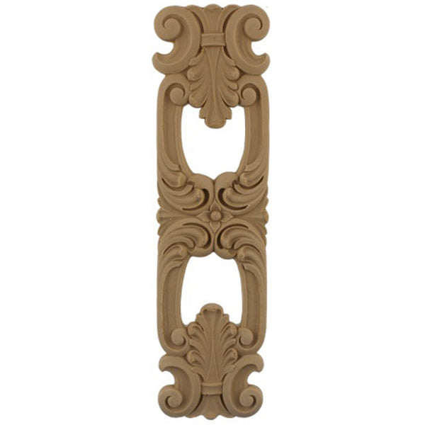 Decorative 3"(W) x 10-3/4"(H) - Vertical Drop Applique Design - [Compo Material] - Brockwell Incorporated