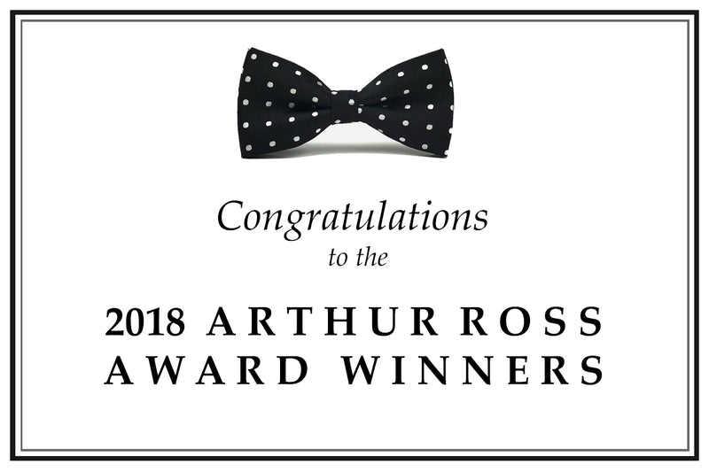 Congratulations to the 2018 Arthur Ross Award Winners