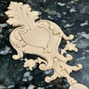 Decorative Resin Acanthus & Shield Drop Applique from Brockwell Columns