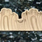 Close up of Brockwell's Louis XV Vitruvian Wave Resin Molding Design