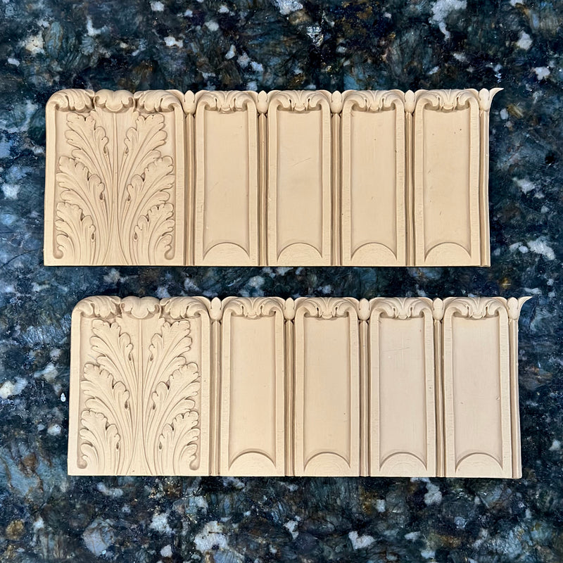 ColumnsDirect.com | Brockwell's Resin Fluted Acanthus Leaf Linear Molding