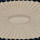 Interior resin Colonial style rosette from Brockwell Columns