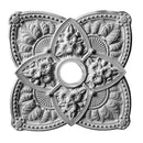 26-1/4" (W) x 26-1/4" (H) x 2-1/4" (Relief) - Victorian Medallion - [Plaster Material] - Brockwell Incorporated 