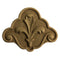 3-3/4"(W) x 3"(H) - Decorative Fleur de Lis - [Compo Material] - Brockwell Incorporated 