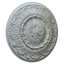 30" (Diam.) x 3-3/4" (Relief) - Italian Renaissance Style Acanthus Medallion - [Plaster Material] - Brockwell Incorporated 