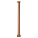 a roman doric wood architecturally tapered round plain fireplace column design
