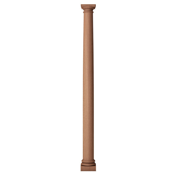 premium 4 inch diameter by 5 feet in height that follows the doric order of classical architecture