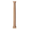 interior solid wood column for fireplaces and has a fluted column shaft from ColumnsDirect.com