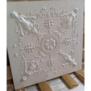 34" (W) x 34" (H) x 5/8" (Relief) - Empire Panel (No Trim Edge) - [Plaster Material] - Brockwell Incorporated 