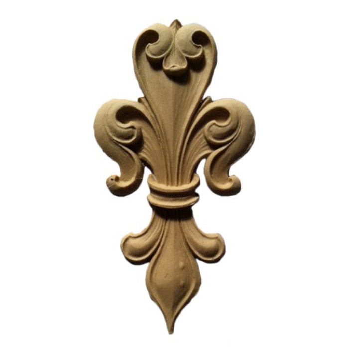 3"(W) x 5-3/4"(H) - Fleur de Lis Design - [Compo Material] - Brockwell Incorporated 