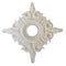 32" (W) x 32" (H) x 11/16" (Relief) - Hole: 6" - Italian Ceiling Medallion - [Plaster Material]
