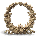 Decorative Resin Rose Wreath Applique Online for Wood Furniture