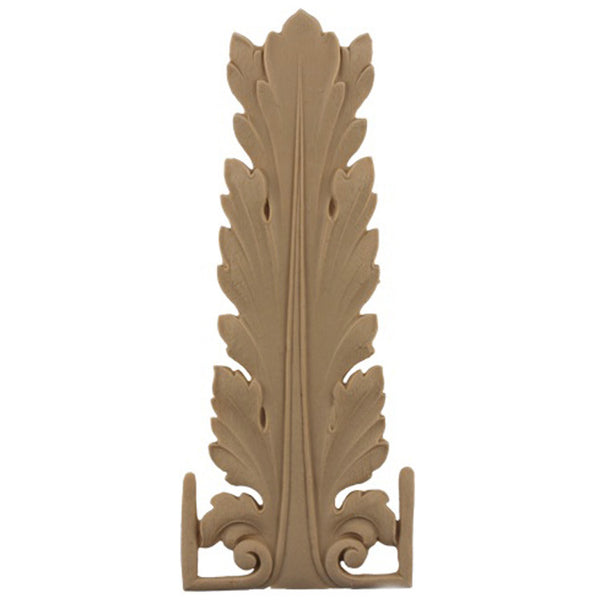 Brockwell's 3-1/4"(W) x 8"(H) - Interior Applique - Acanthus Leaf - [Compo Material]- - ColumnsDirect.com