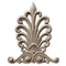 Brockwell's 5"(W) x 6-1/8"(H) x 3/16"(Relief) - Interior Applique - Greek Palmette Style - [Compo Material]- - ColumnsDirect.com